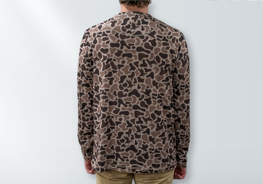 3 Button Henley | Mosul Camo