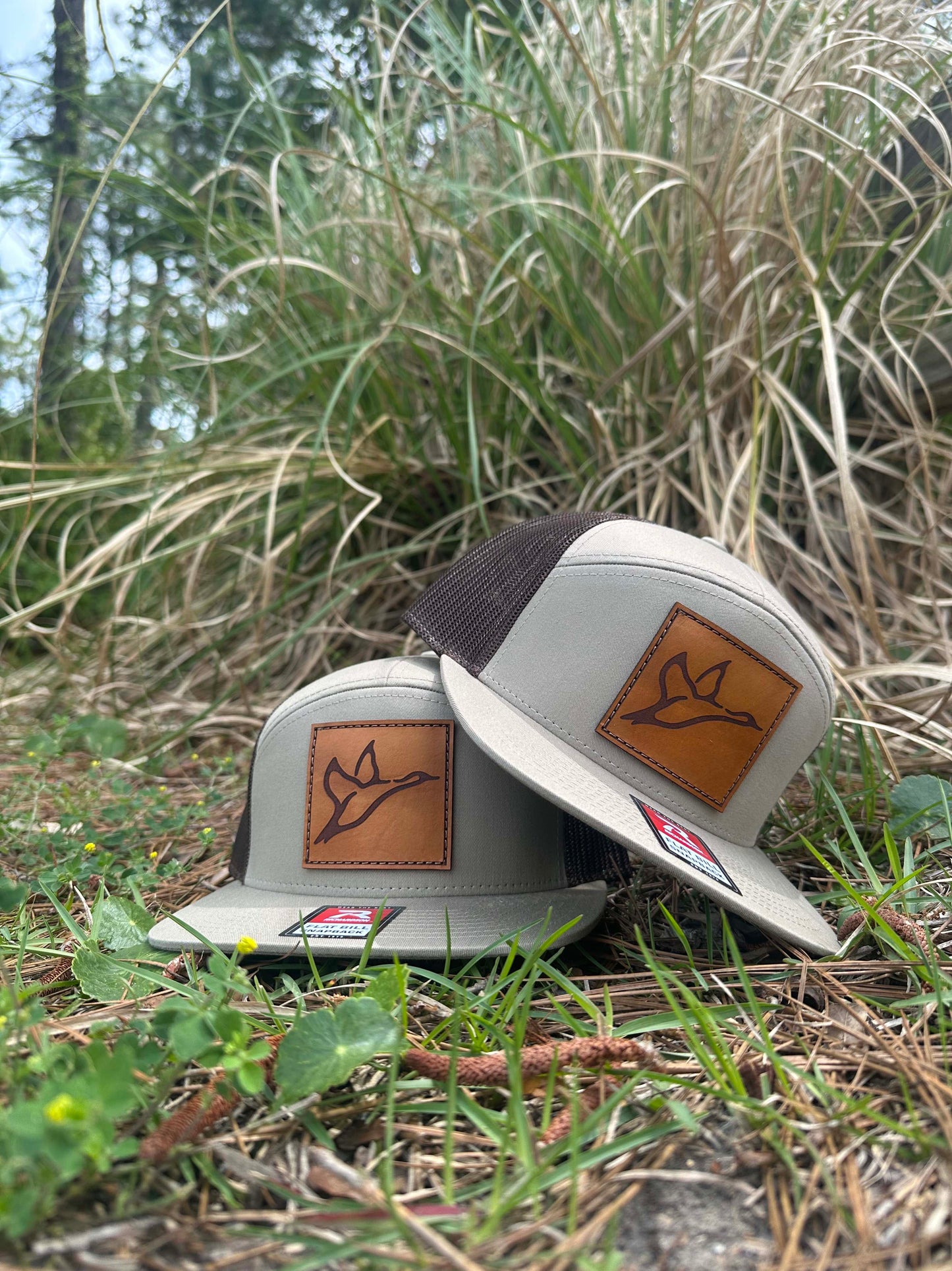 7 Panel Brown Khaki Patch
