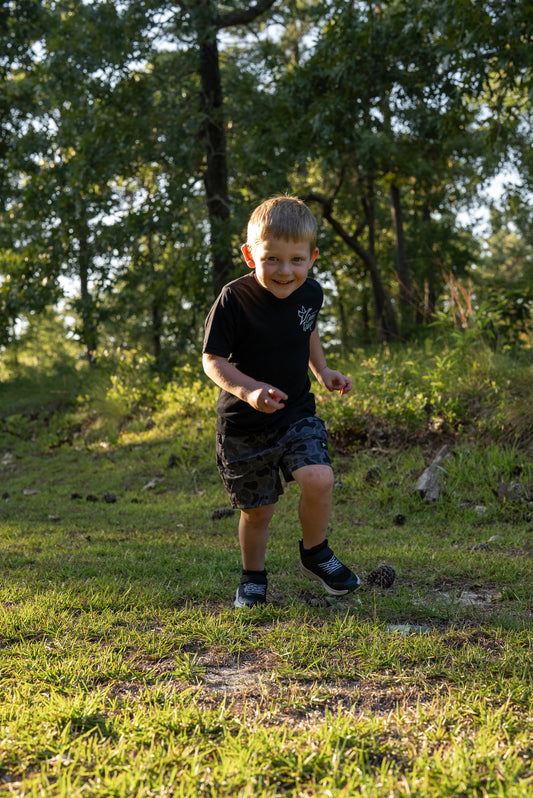5.5" Youth Volley Short with Belt Loops | Kandahar Camo