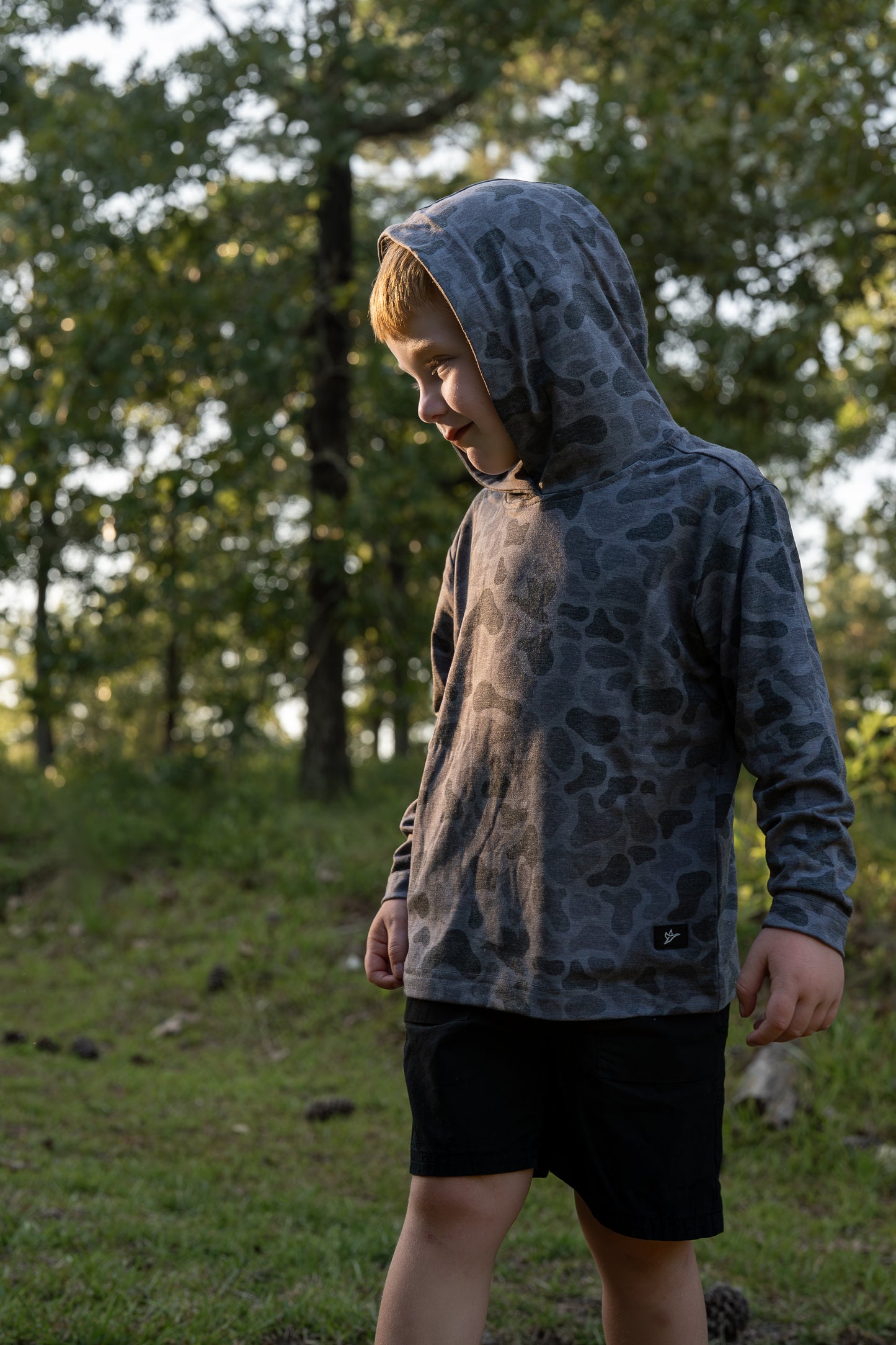 Youth Hooded Performance Shirt | Kandahar Camo