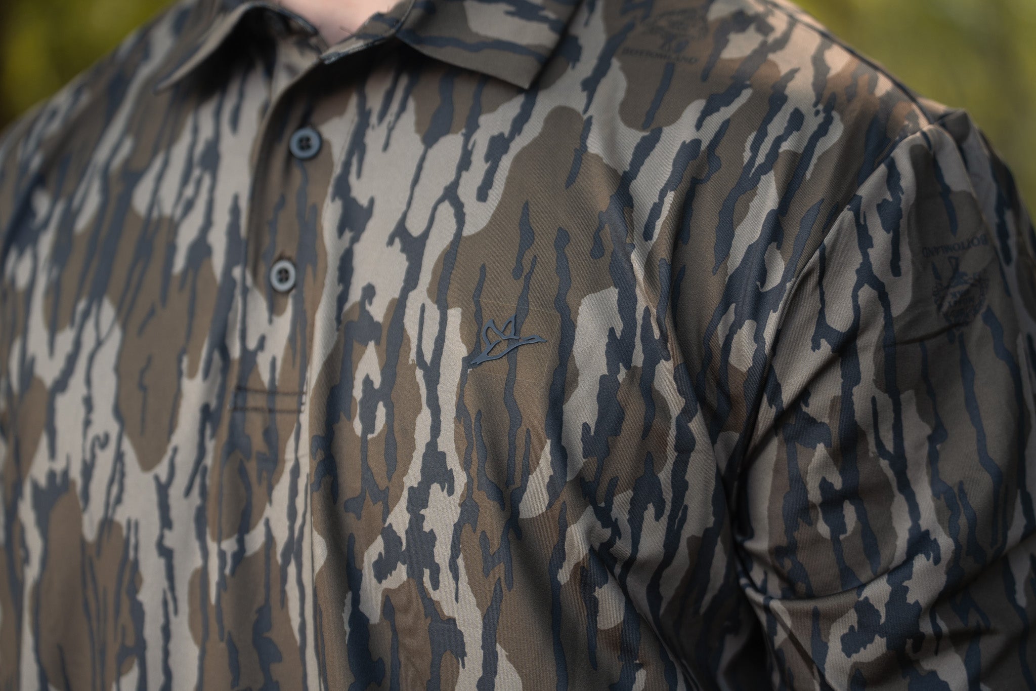 Crosswind Polo | Mossy Oak Bottomland Camo