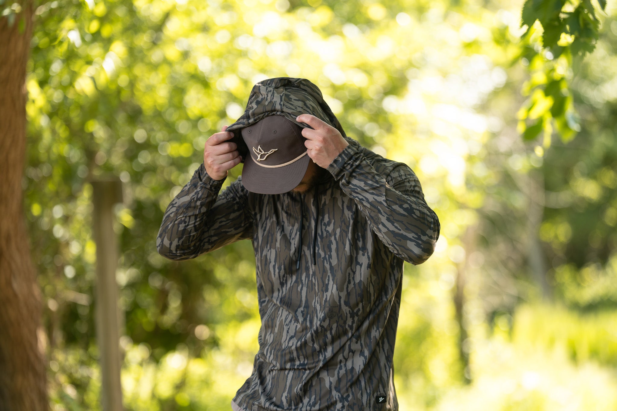 Lightweight Performance Hoodie | Mossy Oak Bottomland Camo