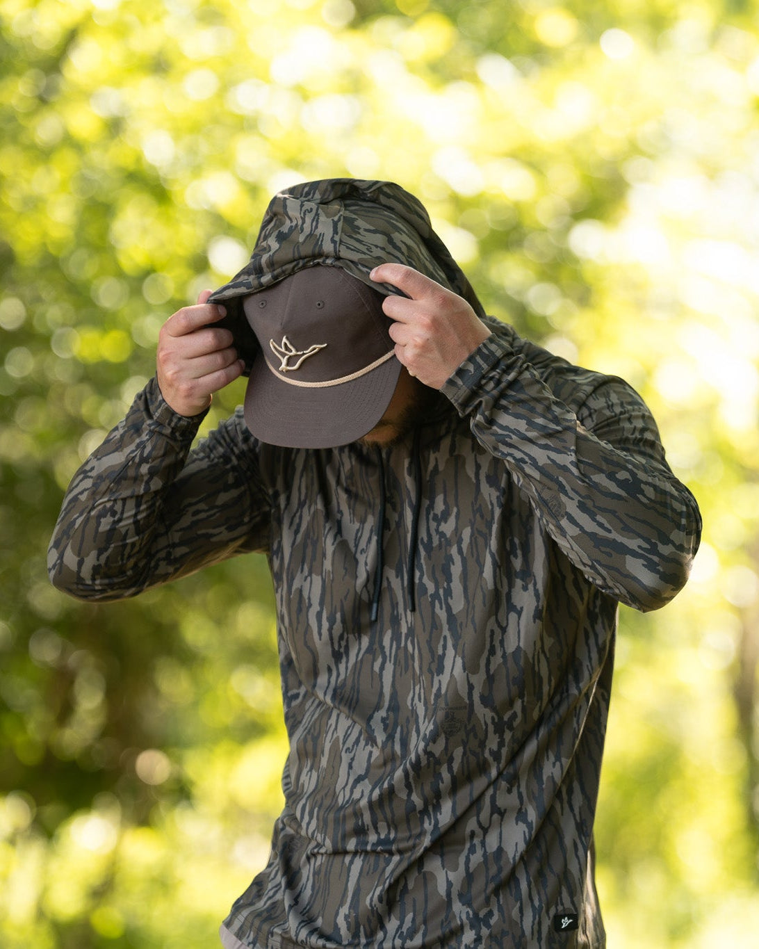 Lightweight Performance Hoodie | Mossy Oak Bottomland Camo
