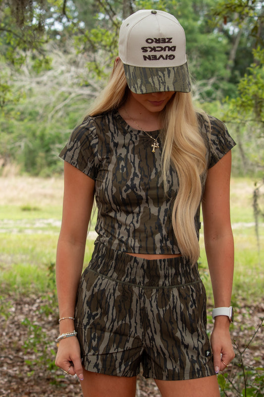 2.5" Women's Short | Mossy Oak Bottomland Camo