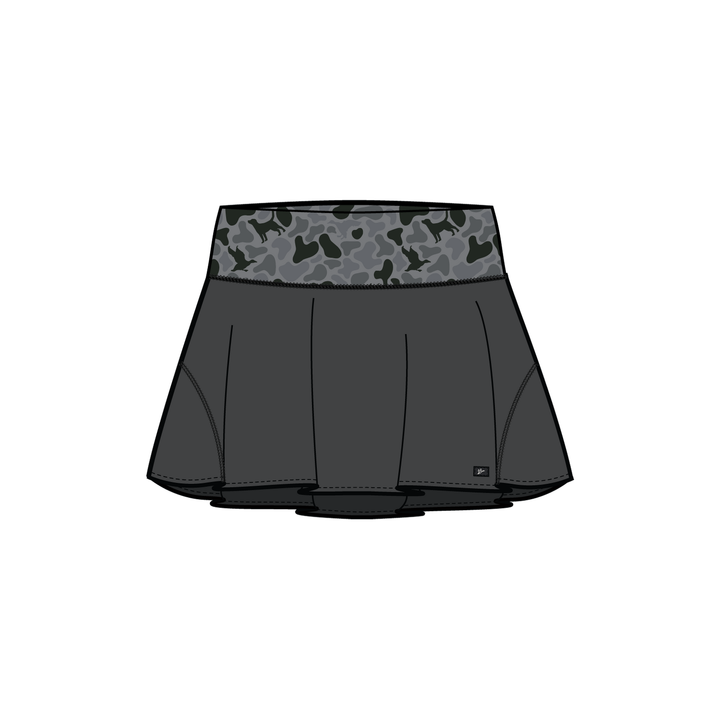 Outland Skort | Black Oyster