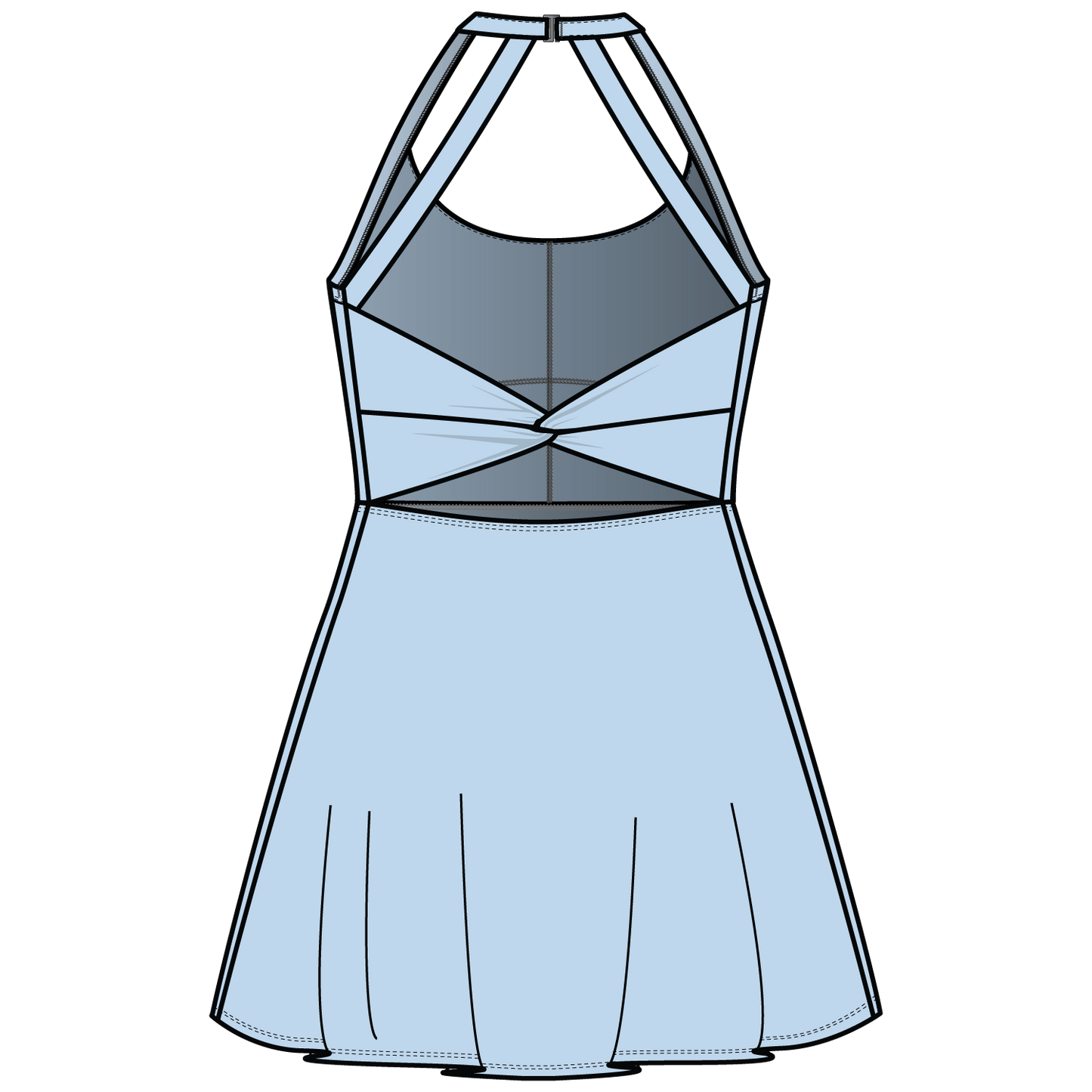 Delta Active Dress | Icewater
