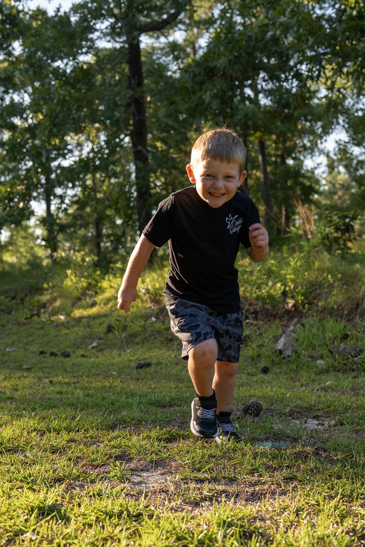 5.5" Youth Volley Short with Belt Loops | Kandahar Camo