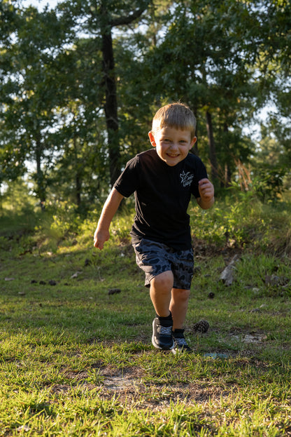 5.5" Youth Volley Short with Belt Loops | Kandahar Camo