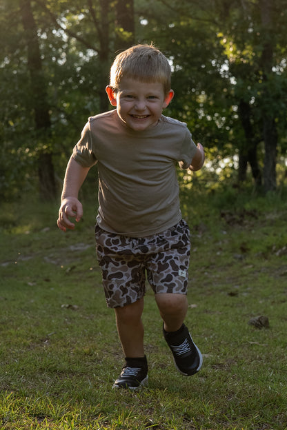 5.5" Youth Volley Short with Belt Loops | Mosul Camo