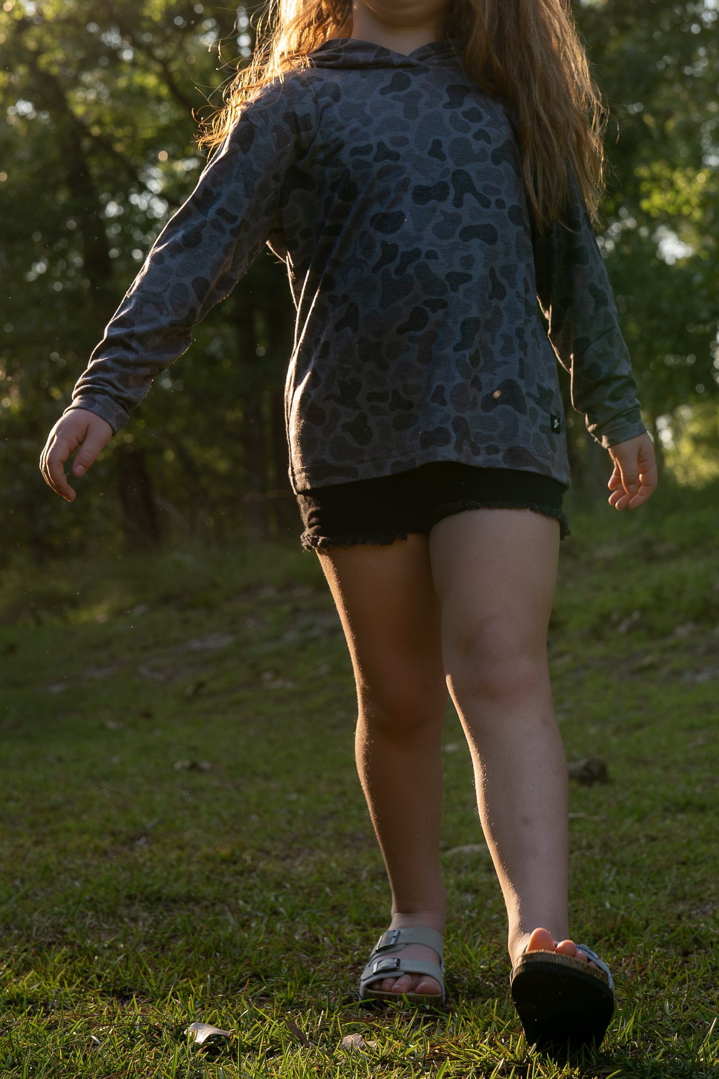 Youth Hooded Performance Shirt | Kandahar Camo