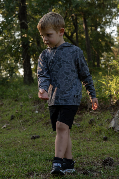 Youth Hooded Performance Shirt | Kandahar Camo