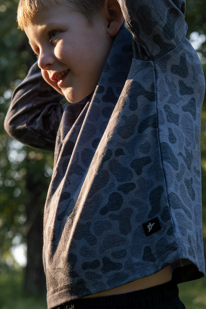 Youth Hooded Performance Shirt | Kandahar Camo