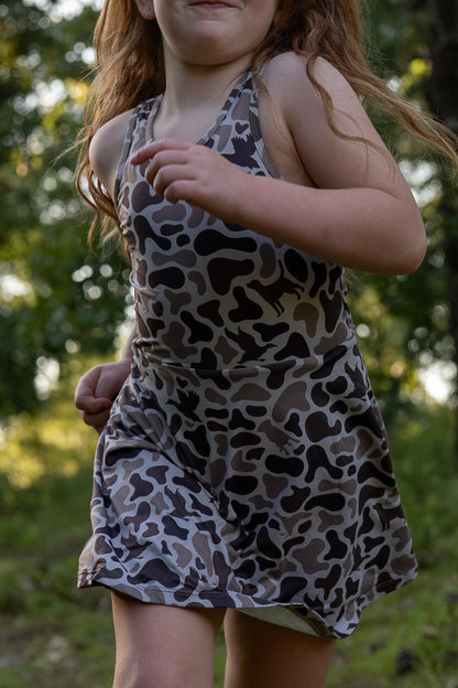 Little Delta Active Dress | Mosul Camo