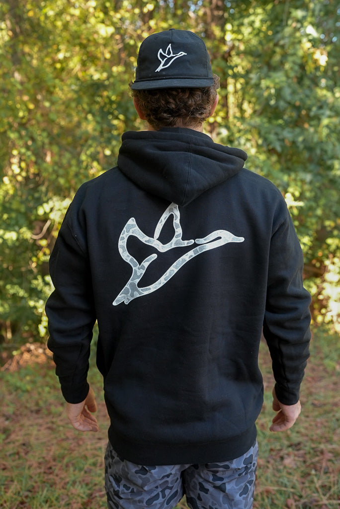 Heavyweight Hoodie | Black | Ramadi Camo