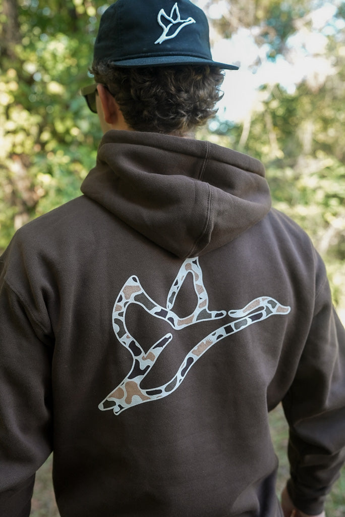 Heavyweight Hoodie | Brown | Mosul Camo