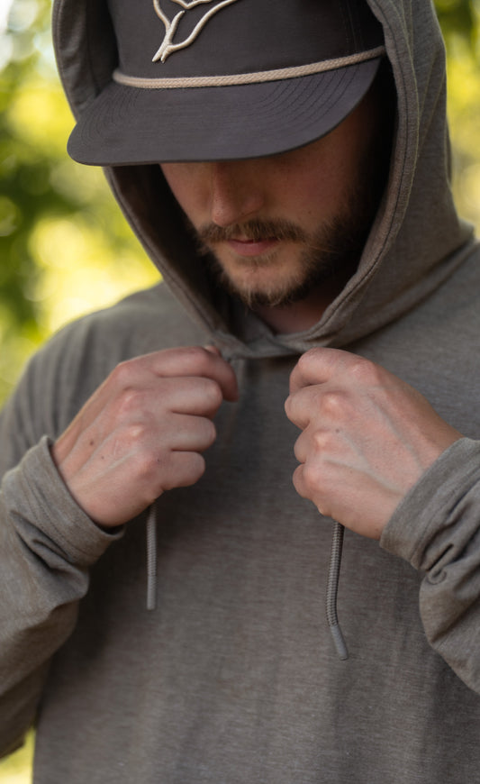 Lightweight Performance Hoodie | Caribou