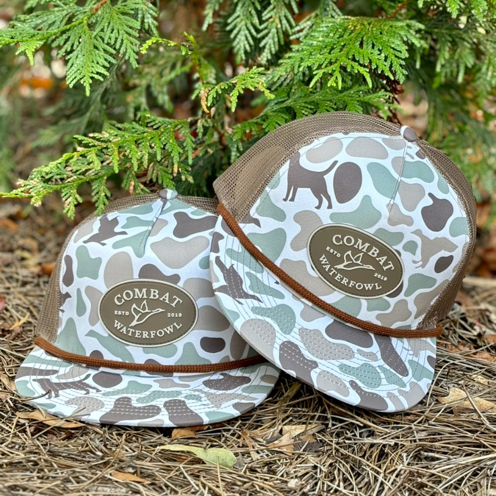 Front Lines Trucker Hat | Patch | Diyala Camo-Combat Waterfowl