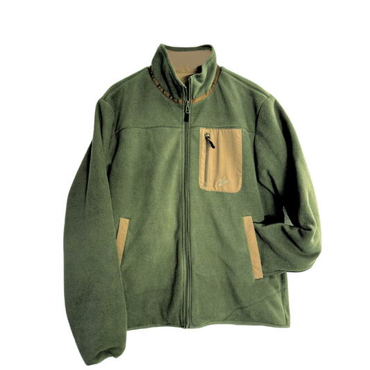 Flyway Fleece Jacket | Fleece Reversible | Moss