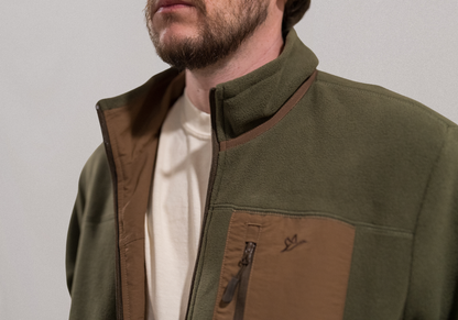 Flyway Fleece Jacket | Reversible | Moss