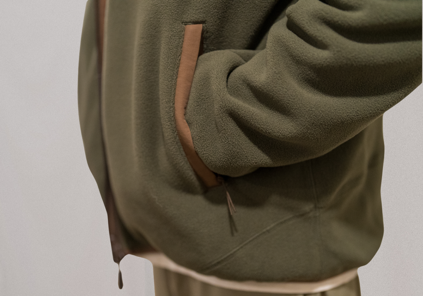 Flyway Fleece Jacket | Reversible | Moss
