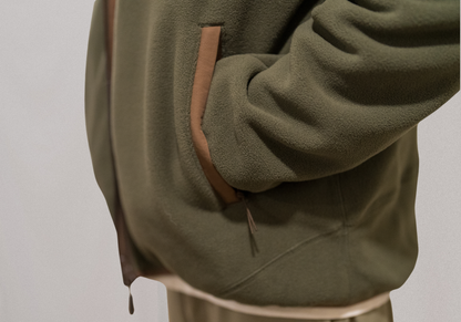Flyway Fleece Jacket | Reversible | Moss