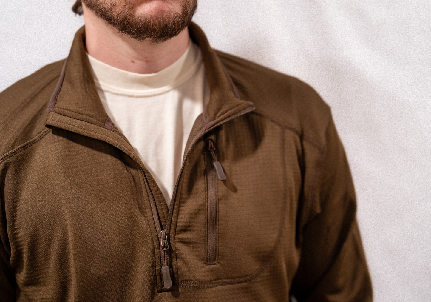 NODAK 1/2 Zip | Waffle Fleece | River Bed