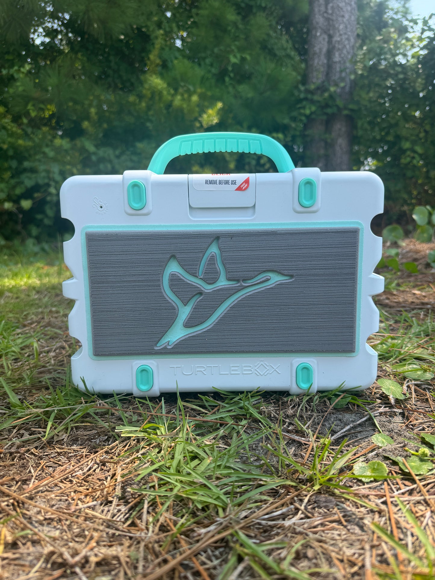 Turtlebox | White/Teal