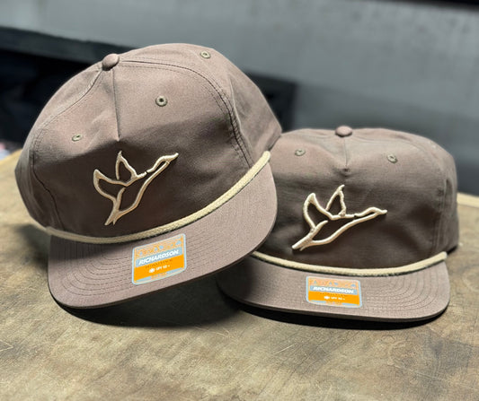 Icon Grandpa Rope Hat | Dark Mocha / Khaki