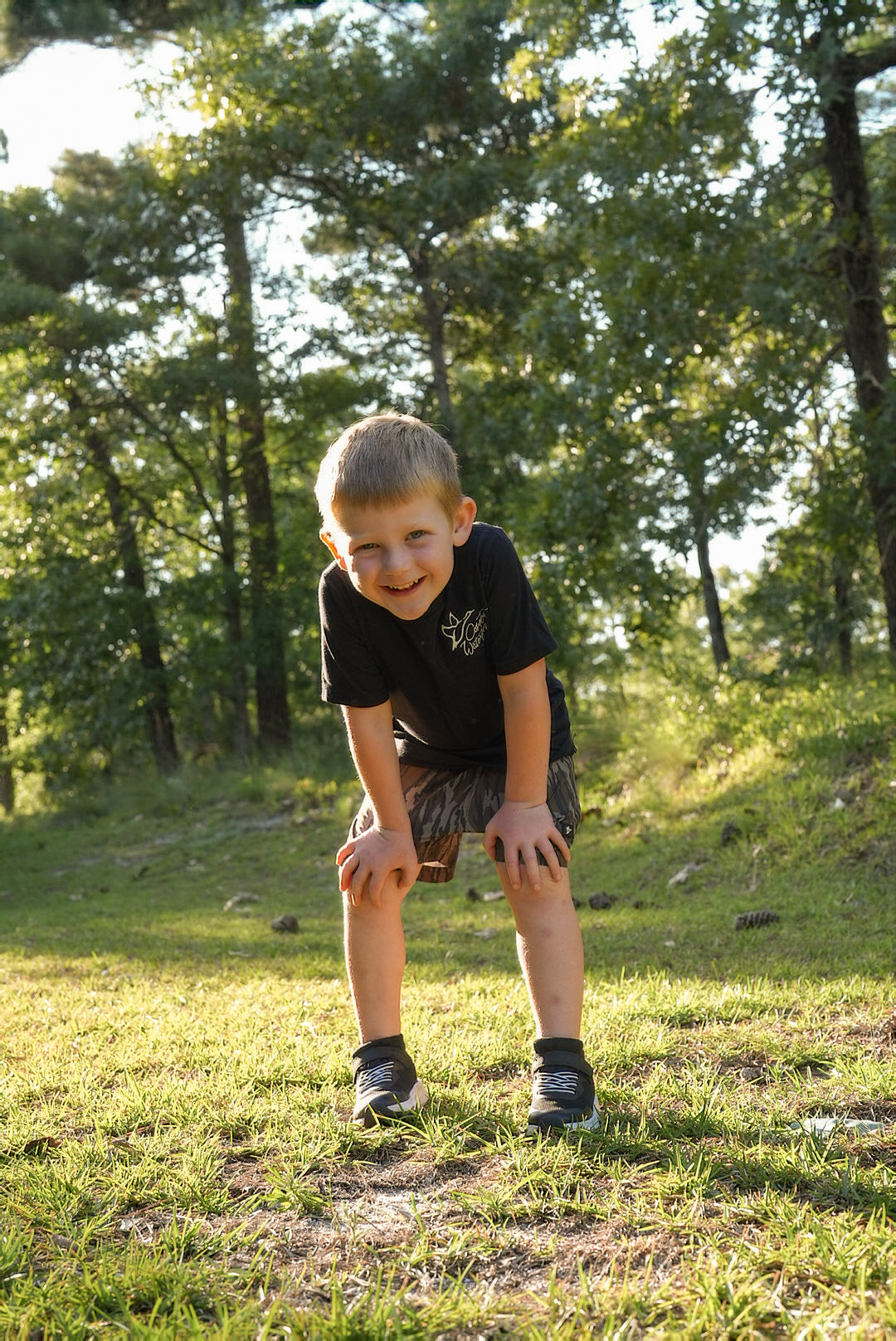 5.5" Youth Volley Short with Belt Loops | Mossy Oak Bottomland