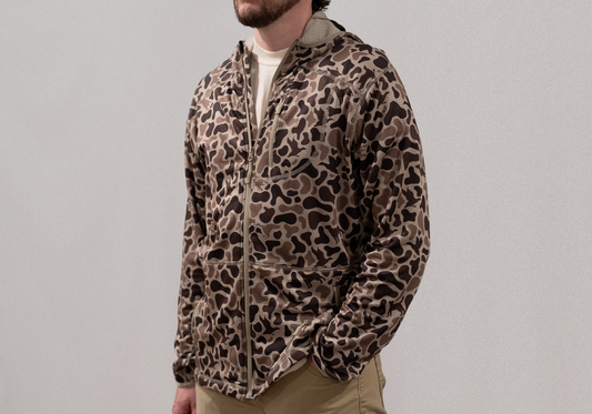 NODAK Hooded Jacket | Waffle Fleece | Mosul Camo
