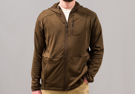 NODAK Hooded Jacket | Waffle Fleece | River Bed