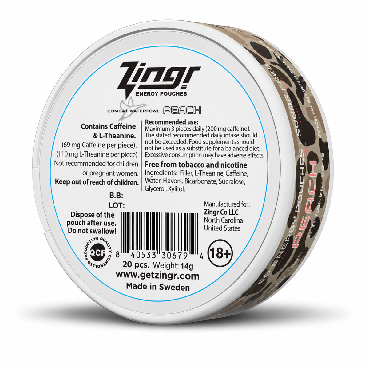 Combat Waterfowl Collab x Zingr Peach | 5-Pack