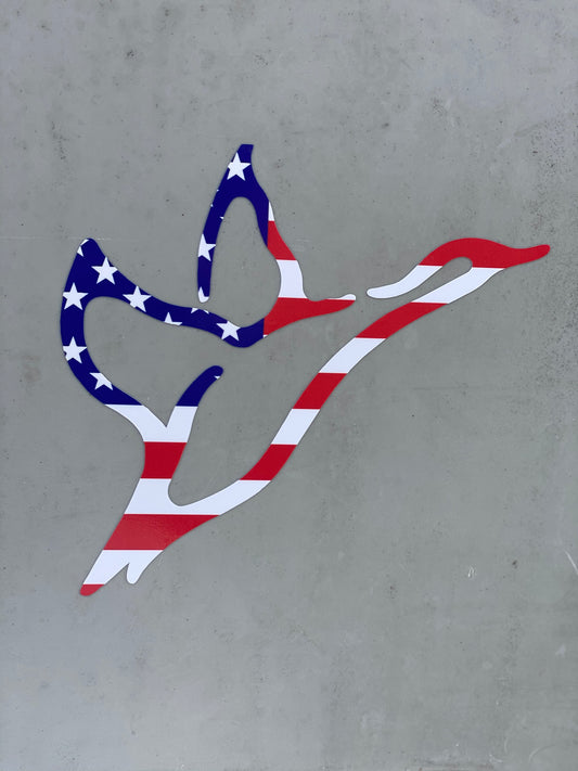 CW American Flag Icon 4"x6" Decal